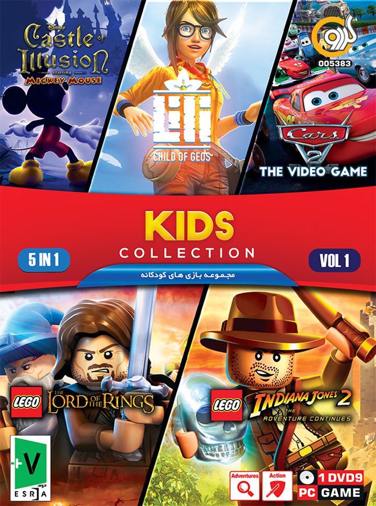 PC-Kids-Collection-5in1-Vol.1-F خرید مجموعه بازیهای کودکانه نسخه 1 Kids Collection تجریش