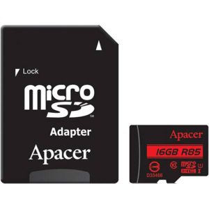 خرید کارت حافظه‌ی اپیسر Apacer UHS-I U1 Class 10 85MBps microSDHC With Adapter - 16GB
