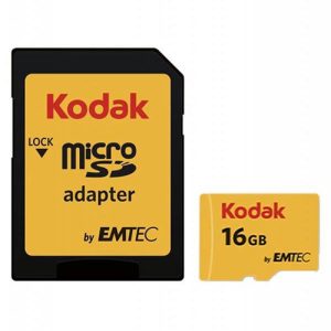 خرید کارت حافظه‌ی کداک 16 گیگابایت مدل Kodak 16GB UHS-I U1 Class 10 85MBps microSDHC With Adapter
