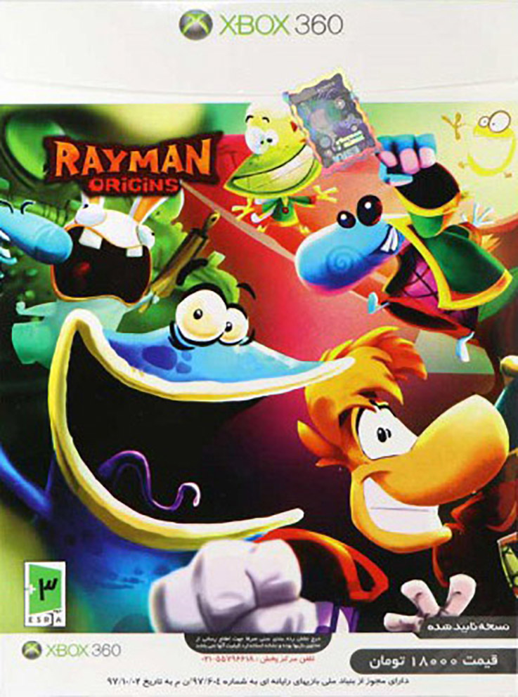 خرید بازی ایکس باکس XBOX 360 RAYMAN ORIGINS j تجریش کالا
