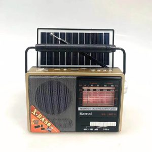 خرید رادیو اسپیکر بلوتوثی با پنل خورشیدی Kemai MD-116BT-S تجریش
