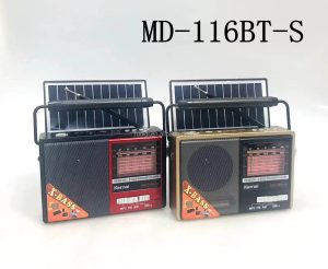 خرید رادیو اسپیکر بلوتوثی با پنل خورشیدی Kemai MD-116BT-S تجریش
