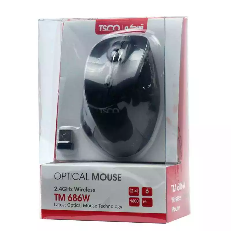 خرید موس بی‌سیم تسکو TM 686W تجریش