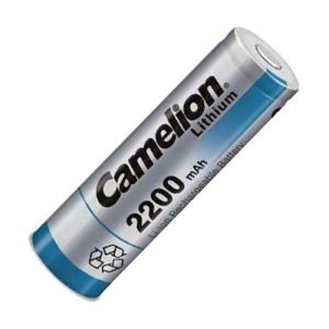 خرید باتری لیتیومی قابل شارژ کملیون Camelion 18650 ظرفیت 2200میلی‌آمپر تجریش