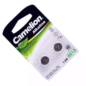 خرید باتری سکه‌ای کملیون Camelion Alkaline AG13 بسته ۲ عددی تجریش