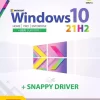 خرید ویندوز 10 نسخه Windows 10 21H2 + Snappy Driver 2021 گردو تجریش