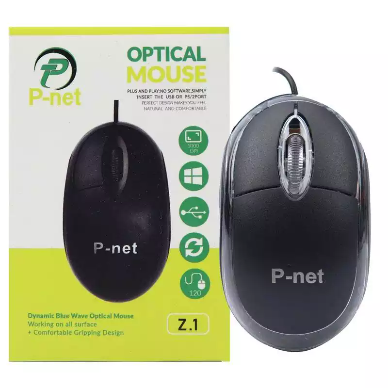 خرید موس با‌سیم پی‌نت P-net Z.1 تجریش
