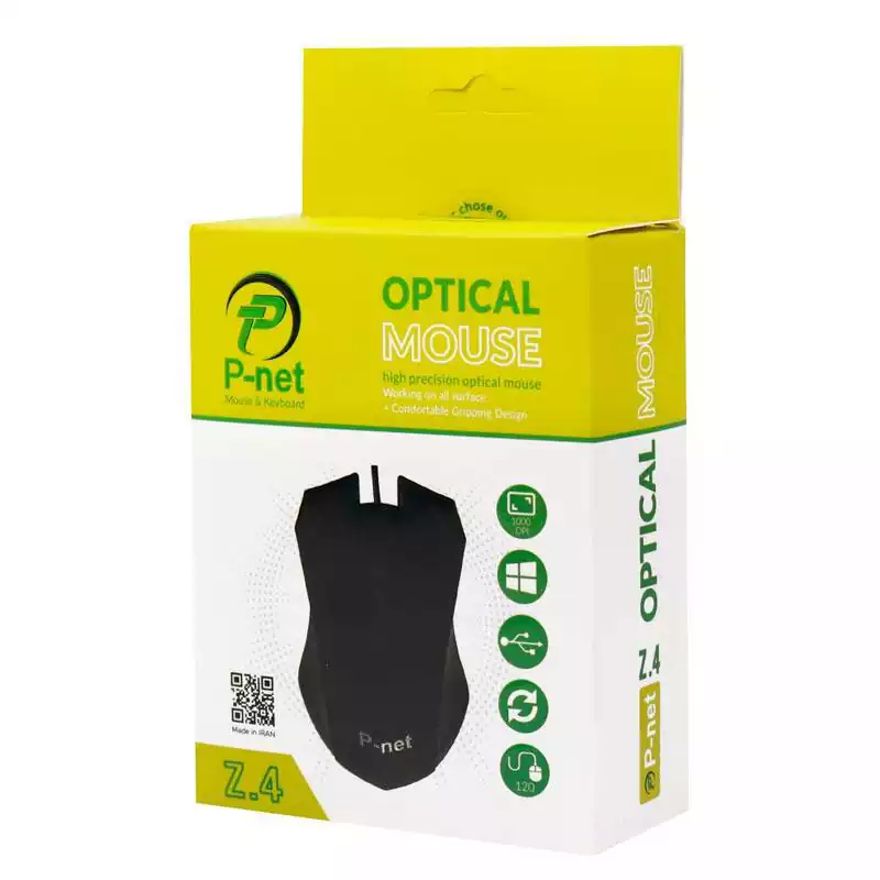 خرید موس با‌سیم پی‌نت P-net Z.4 تجریش