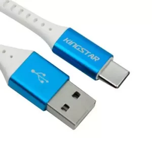 خرید کابل تبدیل USB به USB-C کینگ‌استار K63C طول 25 سانتی‌متر تجریش