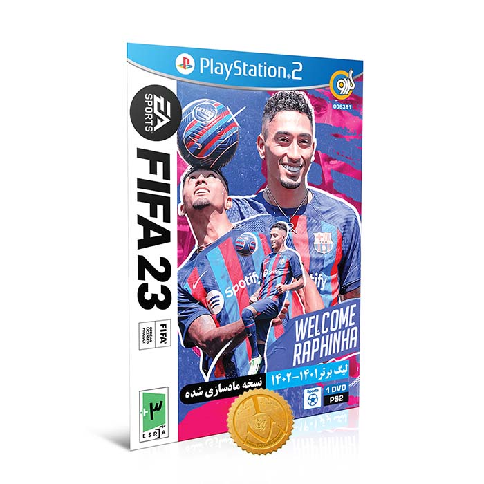Gerdoo PS2 Fifa 2023+Lig bartar-M خرید بازی فوتبال FIFA 2023 با لیگ برتر ایران برای PS2
